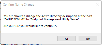 Confirmation Message