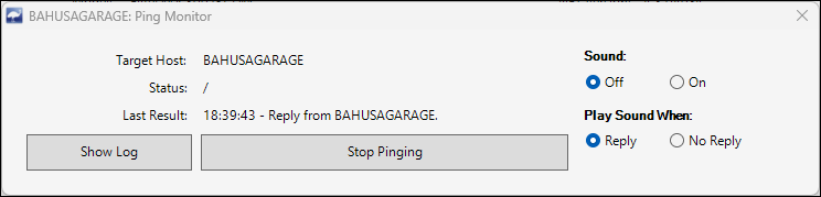 Ping Monitor Screenshot